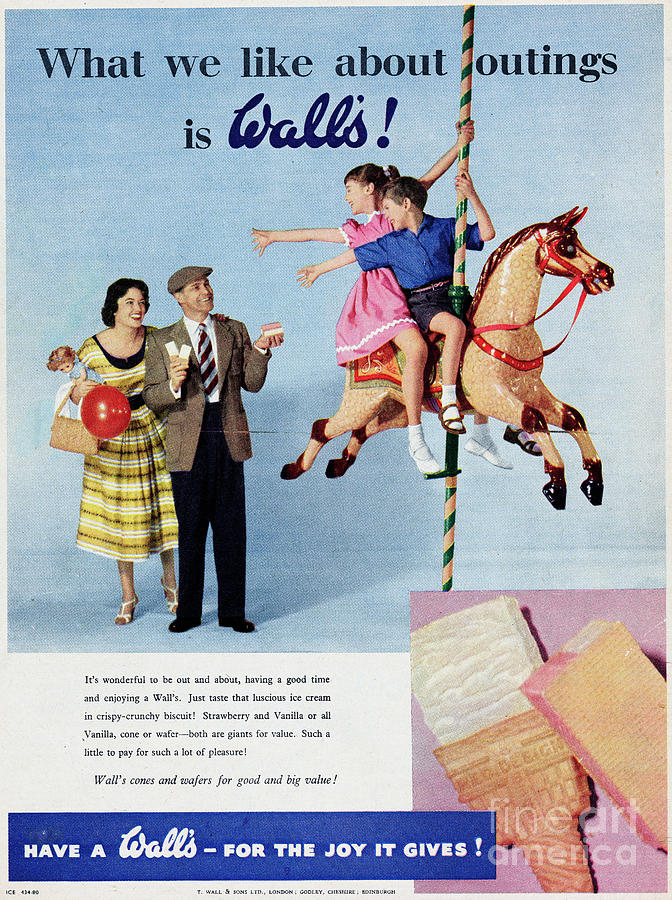 Walls Ice Cream Photograph by Picture Post Walls Ice Cream Photograph by Picture Post