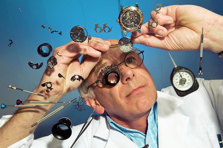 Watchmaking #4 Photograph by Philippe Psaila/science Photo Library