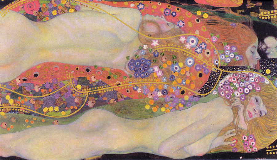 Resultado de imagem para Water Serpents 2º, de Gustav Klimt