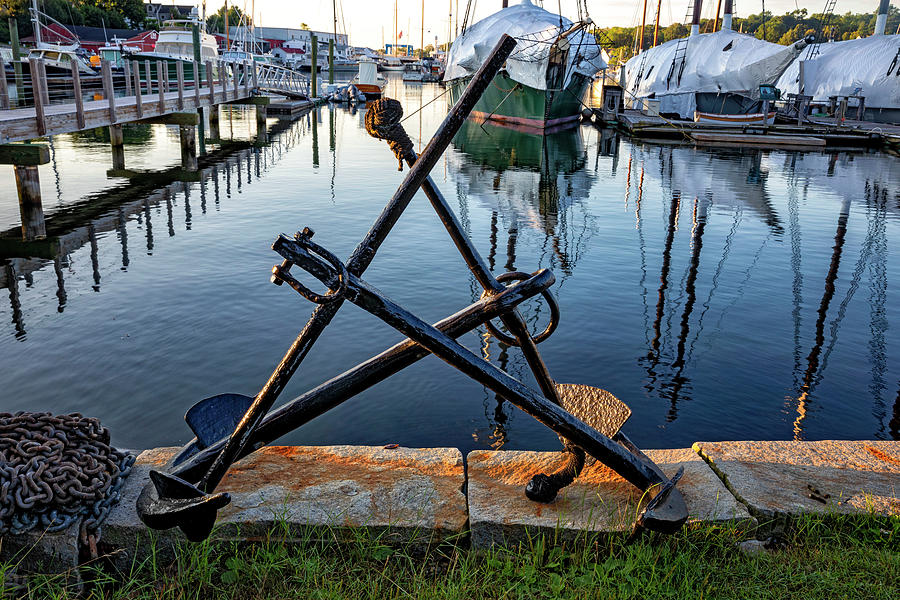 Waterfront, Camden, Maine Digital Art by Claudia Uripos | Fine Art America