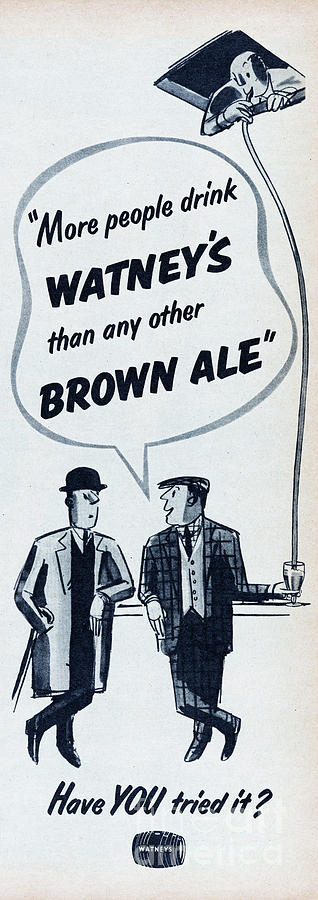 Watneys Brown Ale Photograph by Picture Post Watneys Brown Ale Photograph by Picture Post