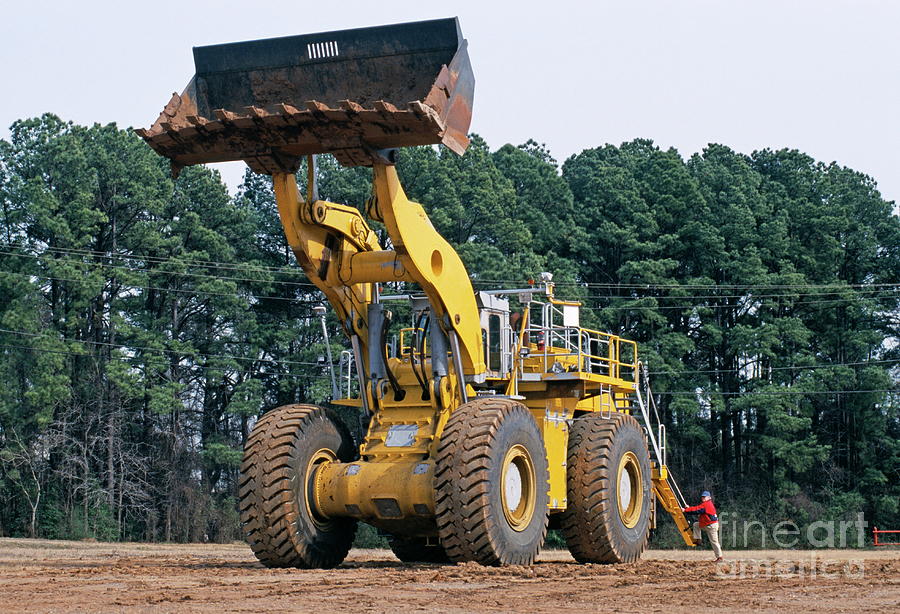 Wheel Loader #4 Photograph by Philippe Psaila/science Photo Library