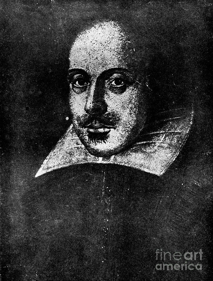 William Shakespeare, English #4 Drawing by Print Collector