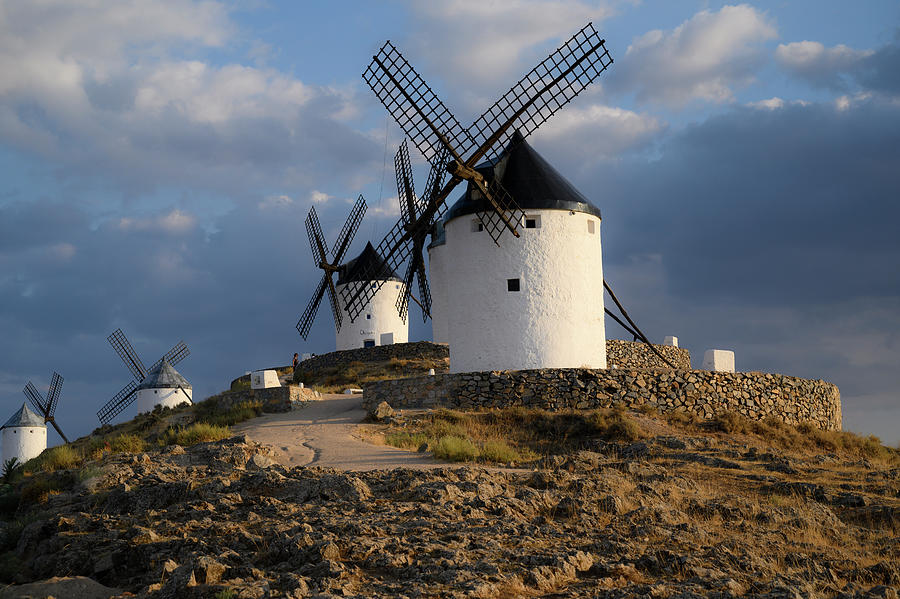 Summer Photograph - Windmills Of Don Quijote In La Mancha_spain #4 by Cavan Images