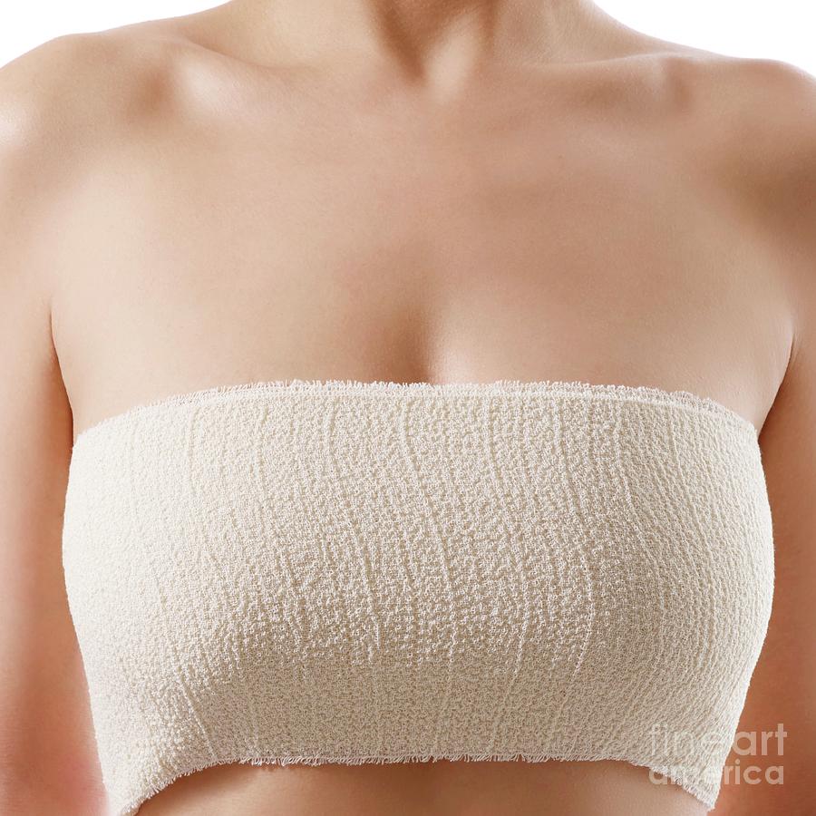 Woman's Bandaged Chest #4 by Science Photo Library