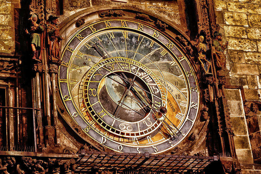Astronomical clock in Prague #20 Photograph by Vivida Photo PC