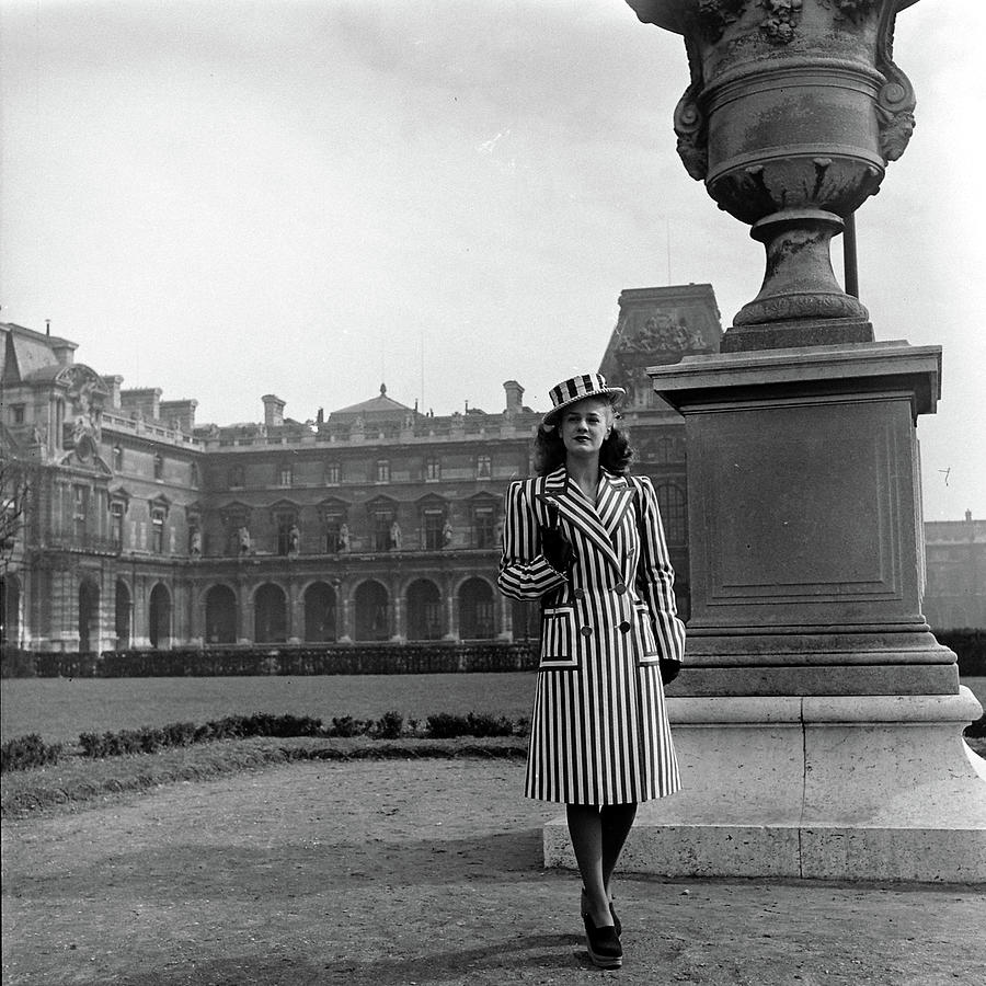 French Spring Fashions #40 Photograph by Nina Leen