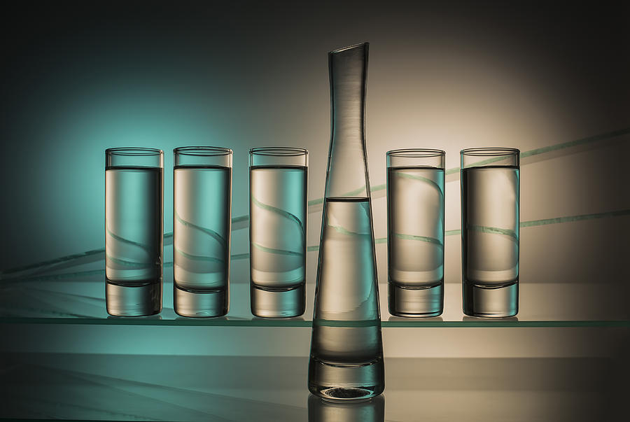 From The Series "experiments With Glass" #40 Photograph by Evgeniy Popov