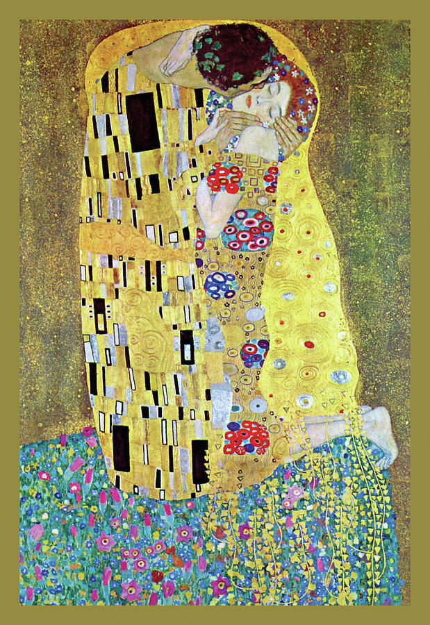 The Kiss #40 Painting by Gustav Klimt The Kiss #40 Painting by Gustav Klimt