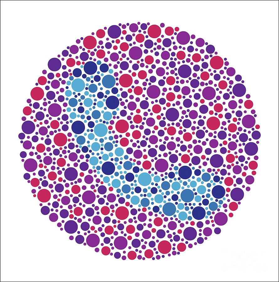 Colour Blindness Test Chart Photograph By Chongqing Tumi Technology Ltdscience Photo Library 0861