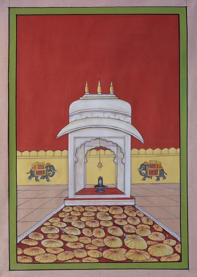 Pichwai Painting - Pichwai 6 by Pichwai Pichvai Pichhavai Pitchwai