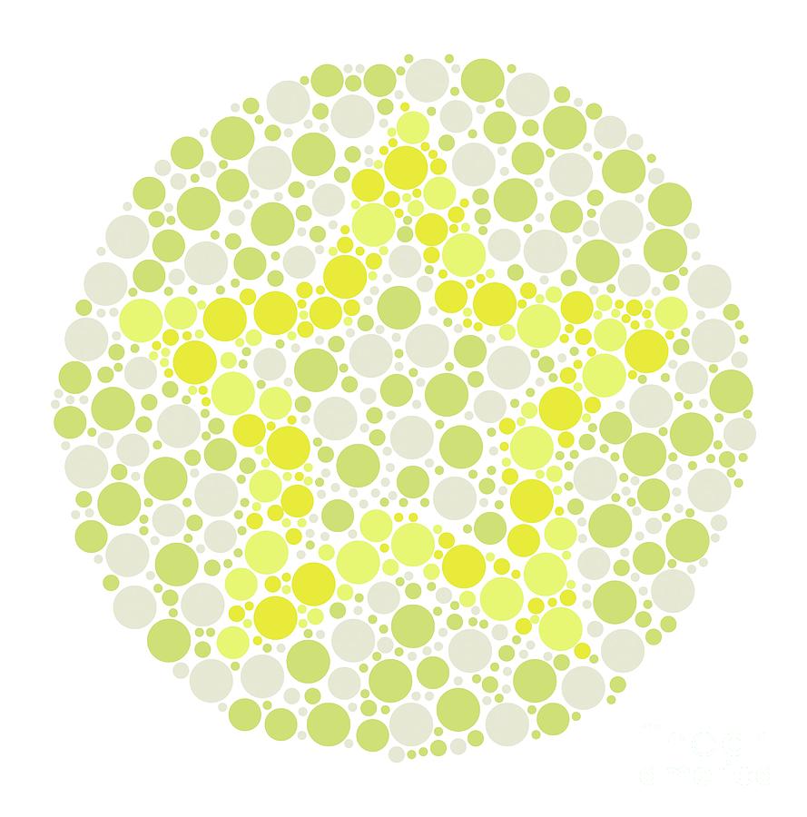 Colour Blindness Test Chart Photograph by Chongqing Tumi Technology Ltd ...