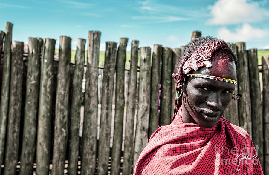 National Parks Photograph - 4117 Maasai Warrior Ngorongoro Tanzania by Amyn Nasser