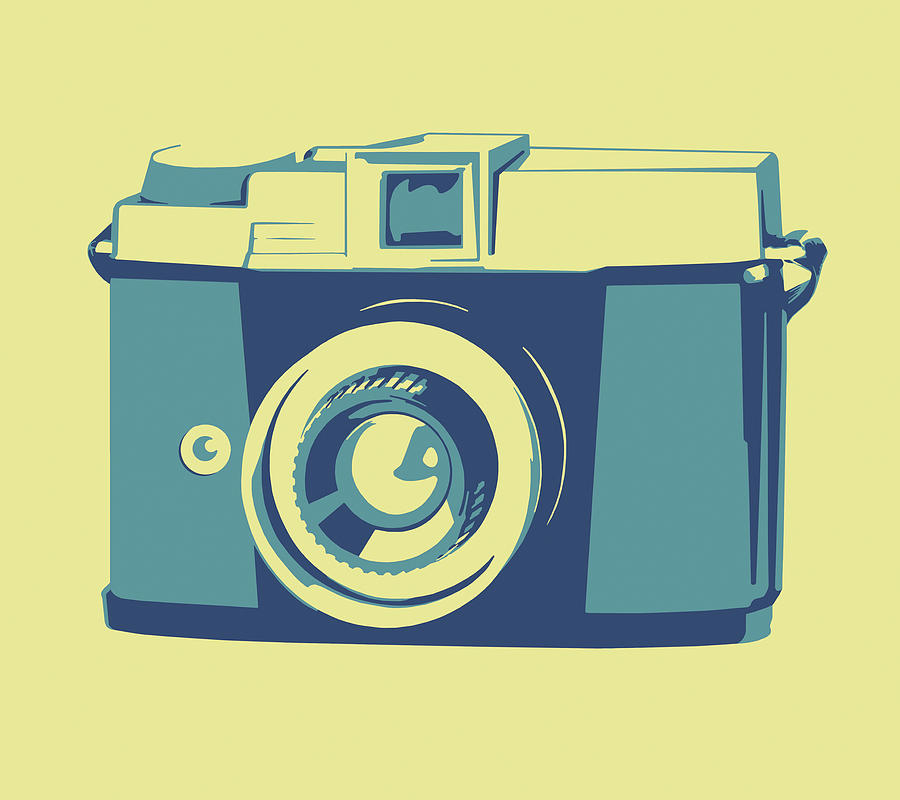 Vintage Drawing - Camera #42 by CSA Images