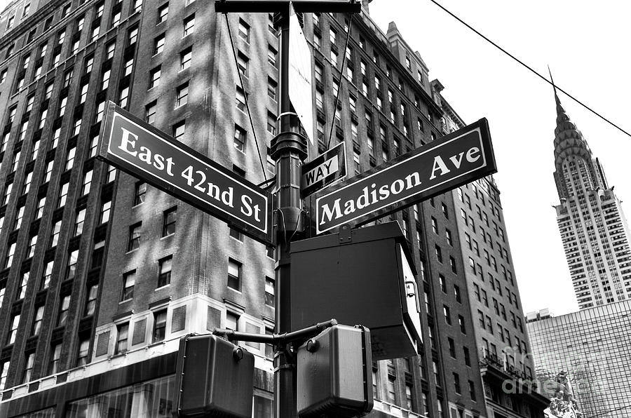 42nd Street and Madison Avenue New York City Photograph by John Rizzuto