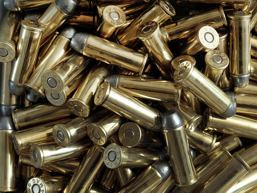 44 Magnum Bullets Photograph by Theodore Clutter - Fine Art America