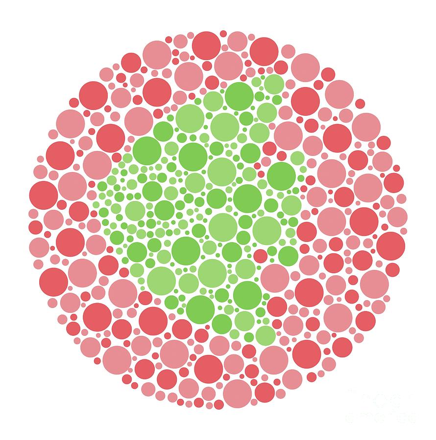 Colour Blindness Test Chart Photograph by Chongqing Tumi Technology Ltd ...