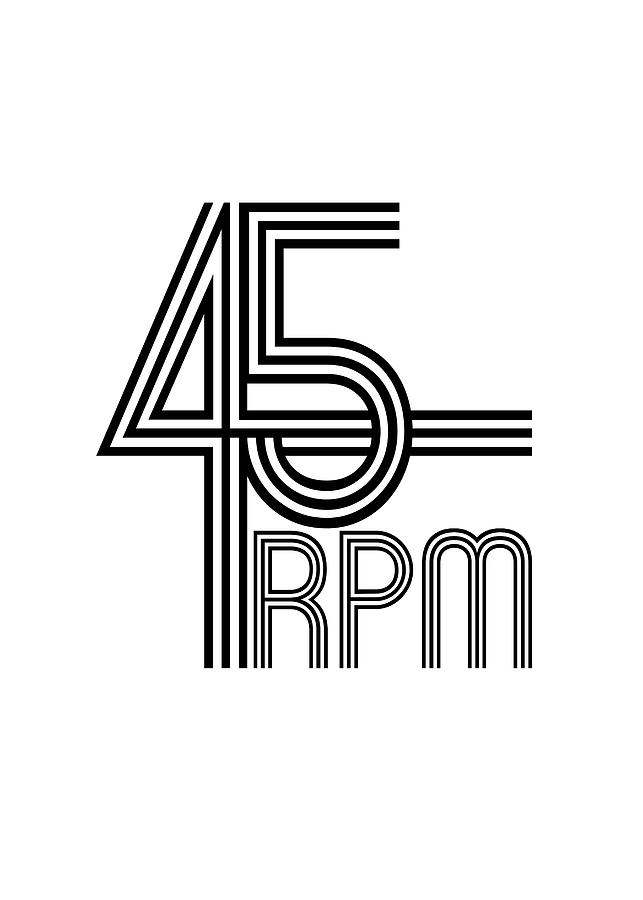 45rpm Record Speed Mixed Media by Tom Quartermaine Fine Art America
