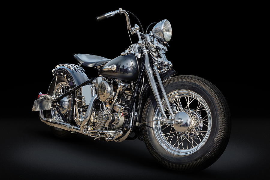 46 Harley Bobber Photograph by Andy Romanoff