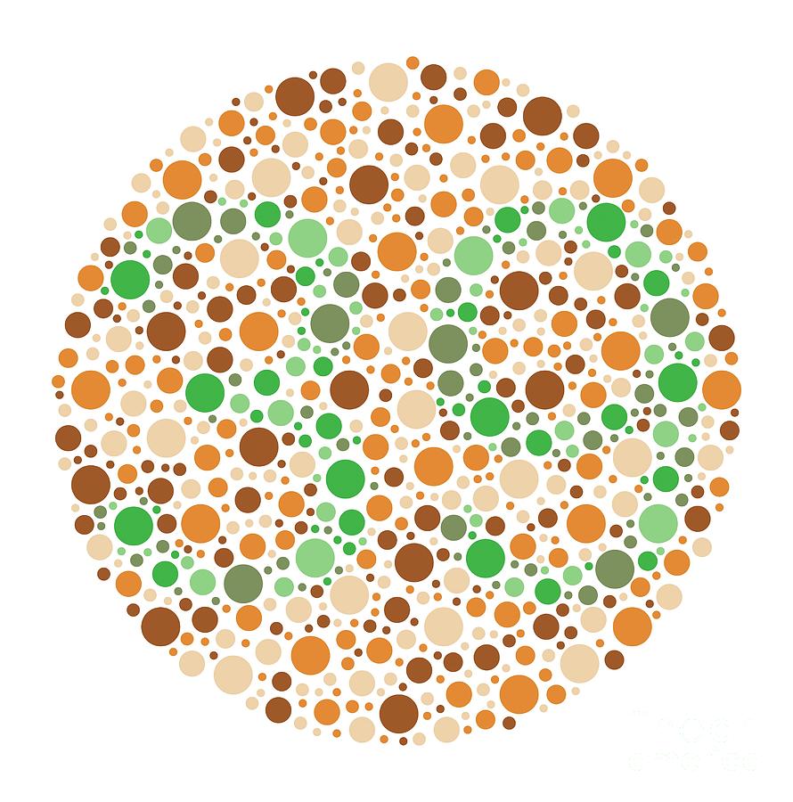 Colour Blindness Test Chart Photograph By Chongqing Tumi Technology Ltd 