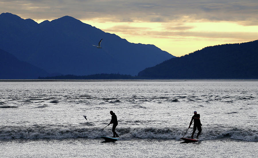 Feature - Bore Tide Surfing In Alaska #47 Photograph by Streeter Lecka