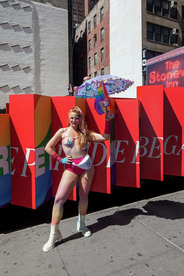 Gay Pride Parade NYC 6_30_2019 - 50th Anniversary 0f Stonewall R #48 Photograph by Robert Ullmann
