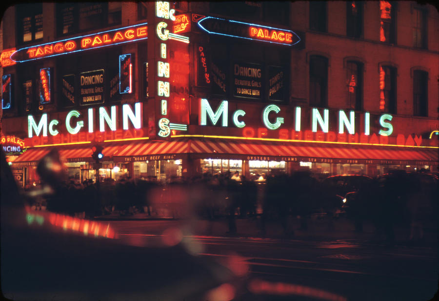 48th And Broadway At Night Photograph by Andreas Feininger 48th And Broadway At Night Photograph by Andreas Feininger