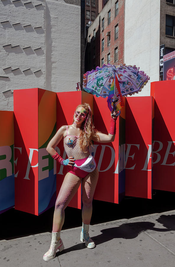 Gay Pride Parade NYC 6_30_2019 - 50th Anniversary 0f Stonewall R #49 Photograph by Robert Ullmann
