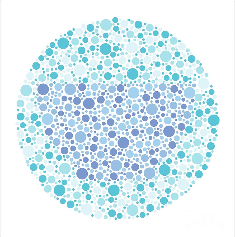 Colour Blindness Test Chart Photograph by Chongqing Tumi Technology Ltd ...