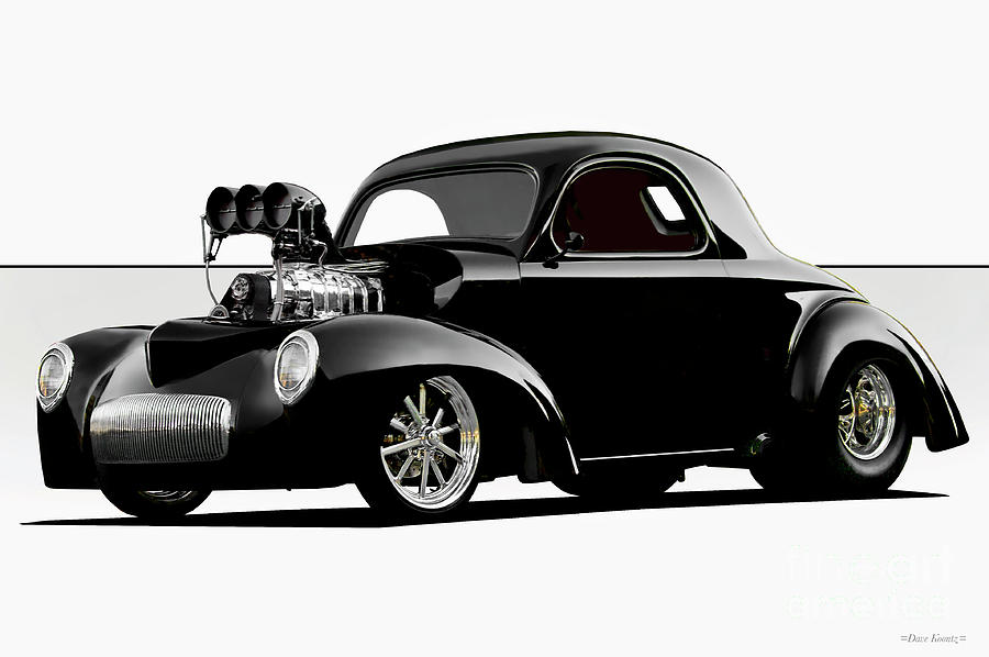 1941 Willys Coupe #5 Photograph by Dave Koontz