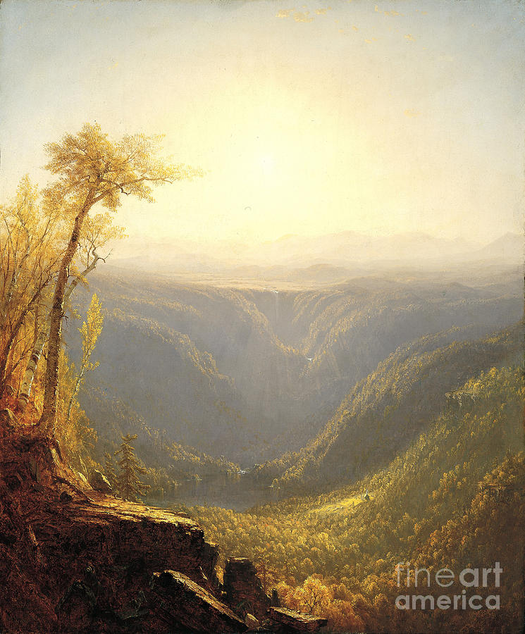 Tree Painting - A Gorge In The Mountains by Sanford Robinson Gifford