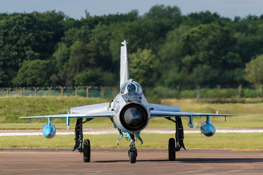 A Romanian Air Force Mig-21 Lancer #5 Photograph by Rob Edgcumbe