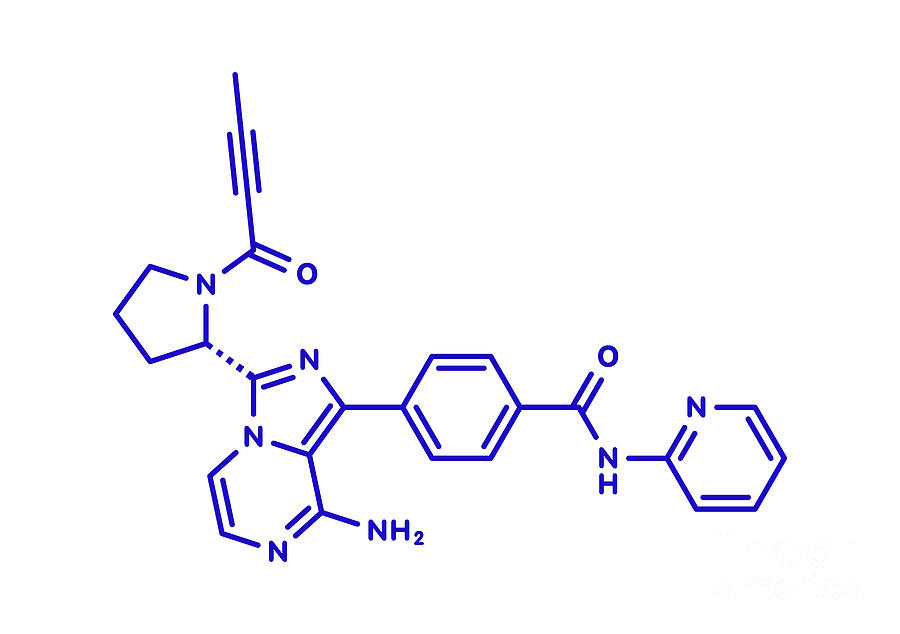 Acalabrutinib Cancer Drug Molecule #5 Photograph By Molekuul/science ...