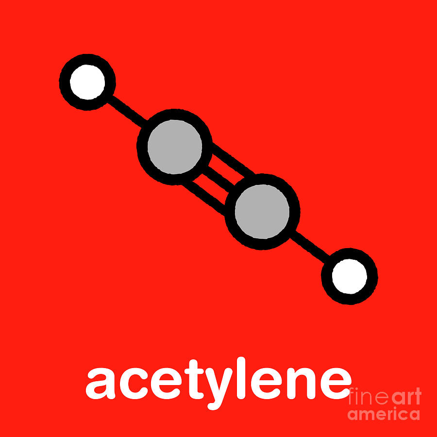 Acetylene Molecule #5 Photograph by Molekuul/science Photo Library