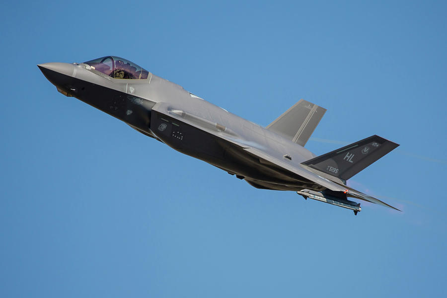 An F-35a Of The 388th Fighter Wing Photograph by Timm Ziegenthaler | Pixels