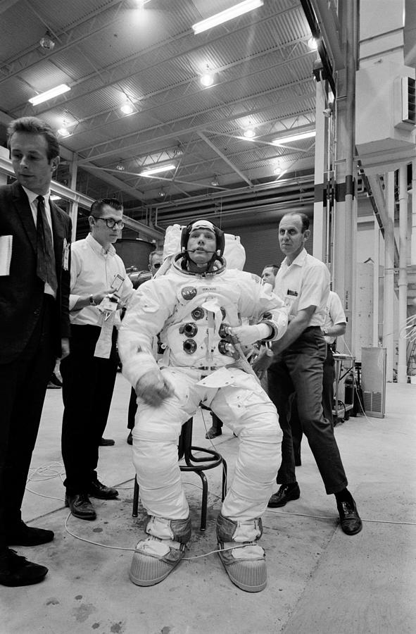 Apollo 11, Neil Armstrong Eva Training #5 Photograph by Science Source