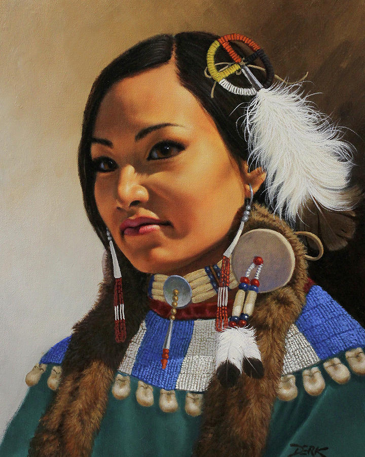 Native Pride Painting by Derk Hansen | Fine Art America