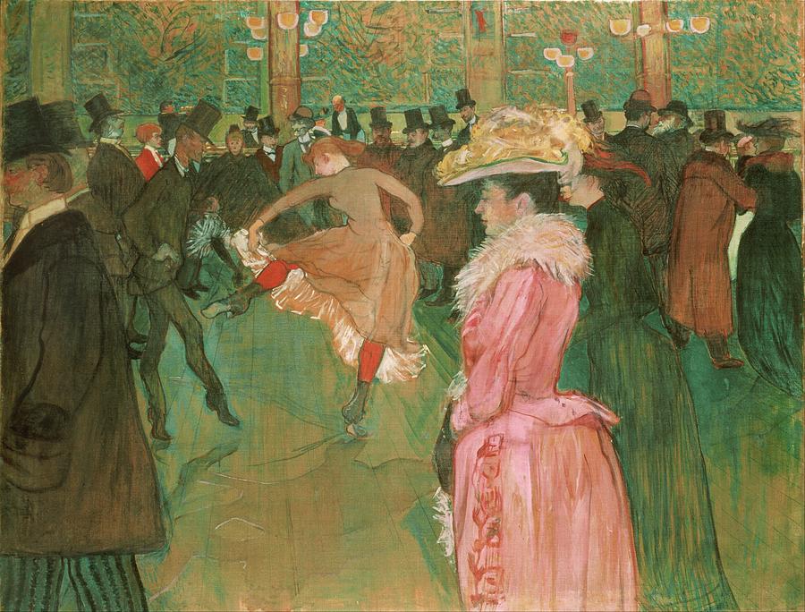 At The Moulin Rouge- The Dance Painting by Henri De Toulouse-lautrec At The Moulin Rouge- The Dance Painting by Henri De Toulouse-lautrec