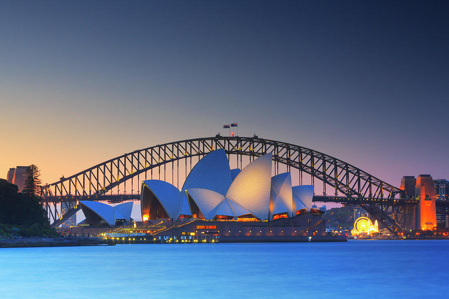 Architecture Digital Art - Australia,  Sydney Opera House #5 by Maurizio Rellini