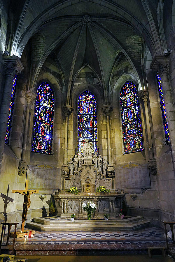 Basilique Saint Nicolas In Nantes France Photograph by Rick Rosenshein ...