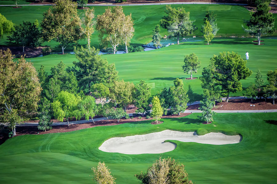 Golf Photograph - Beautiful Aerial Of A Golf Resort In Las Vegas Nevada #5 by Alex Grichenko