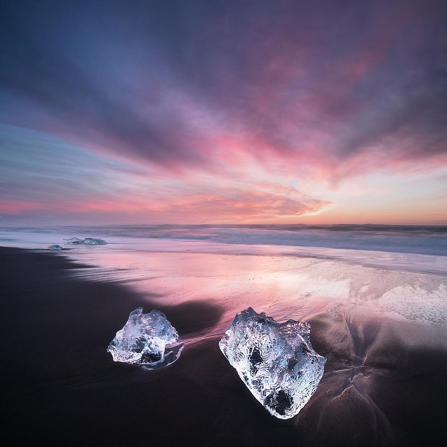 Landscape Photograph - Beautiful Sunset Over Famous Diamond #5 by Michal Balada