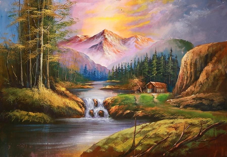 Beauty Of Nature Painting by Vishal Gurjar | Fine Art America