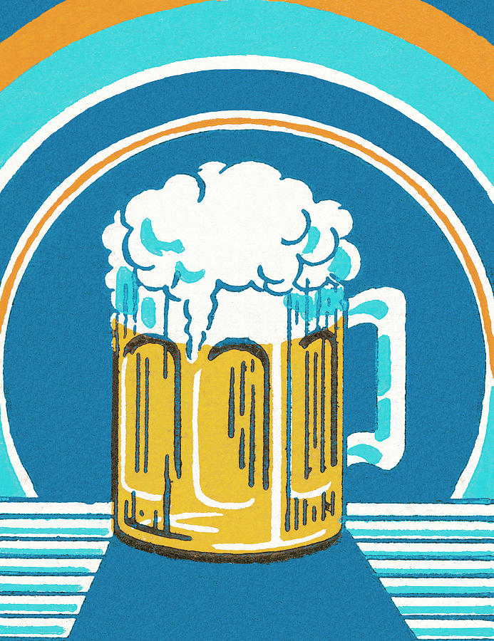 Beer Drawing - Beer #5 by CSA Images