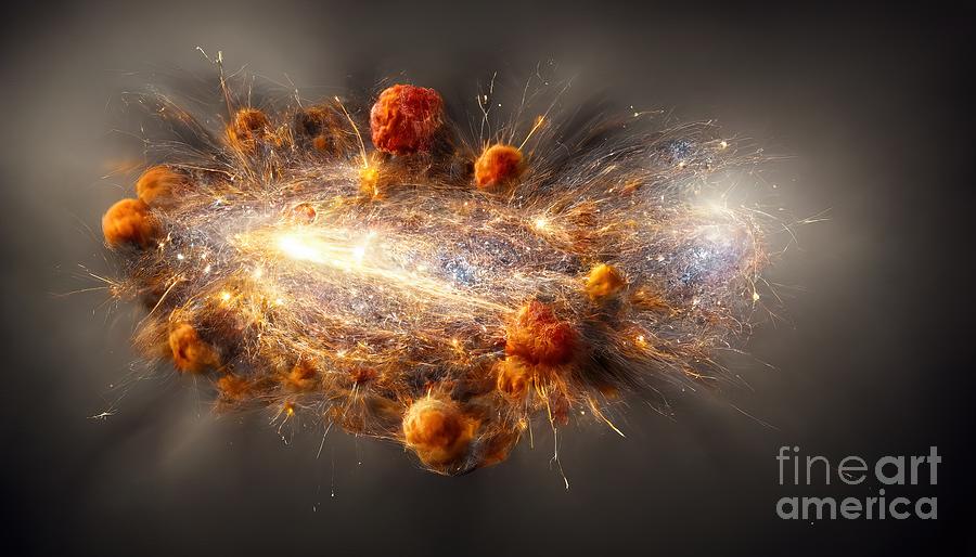Big Bang #5 Photograph by Richard Jones/science Photo Library