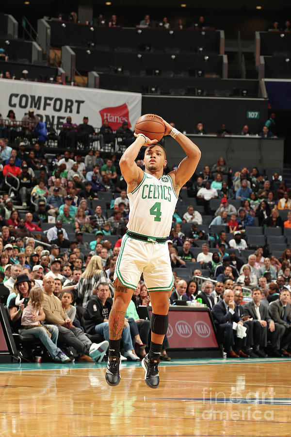 Boston Celtics V Charlotte Hornets #5 Photograph by Kent Smith