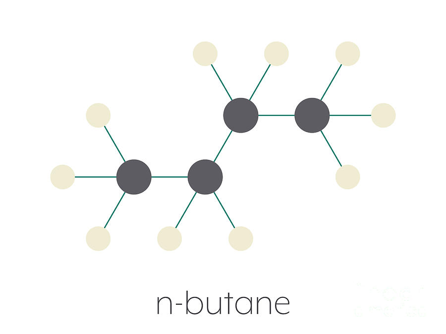 Butane Hydrocarbon Molecule #5 Photograph by Molekuul/science Photo Library