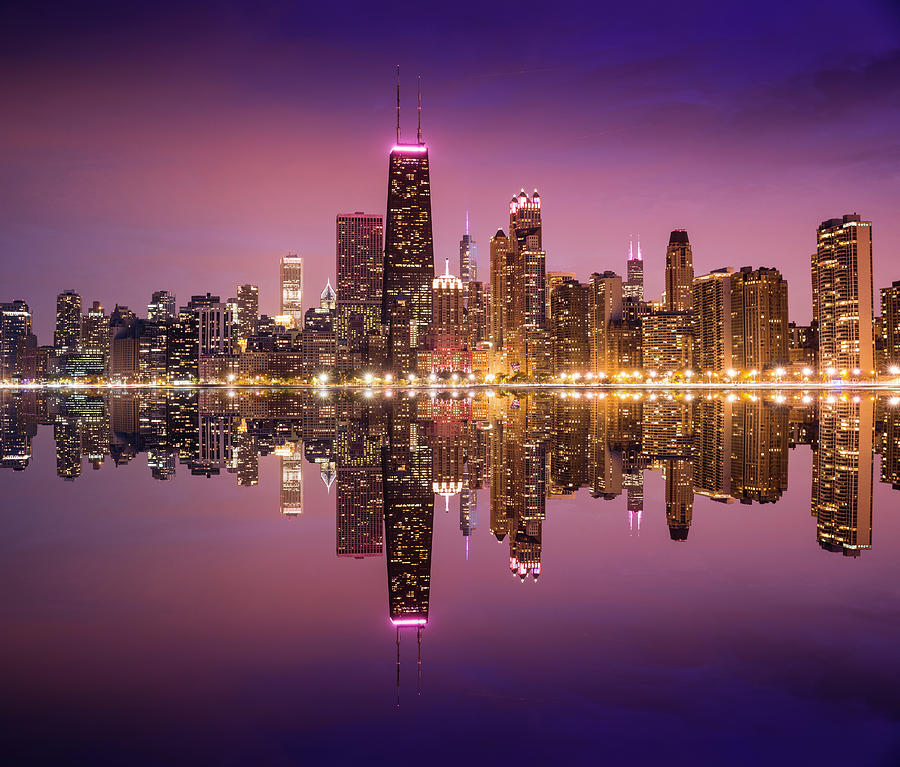 Chicago Illinois Skyline #5 Photograph by Pgiam