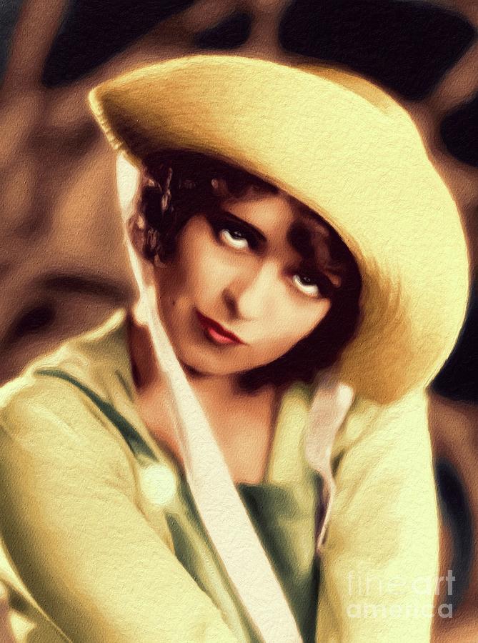 Clara Bow Vintage Movie Star Painting By Esoterica Art Agency Pixels