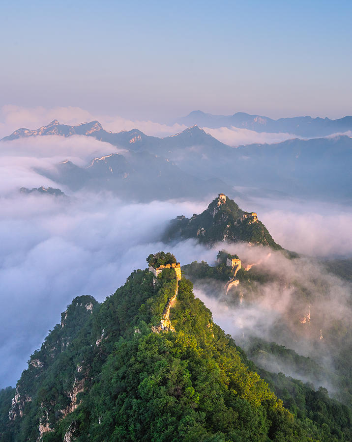 Cloud Over The Greatwall #5 Photograph by Stanley Lee